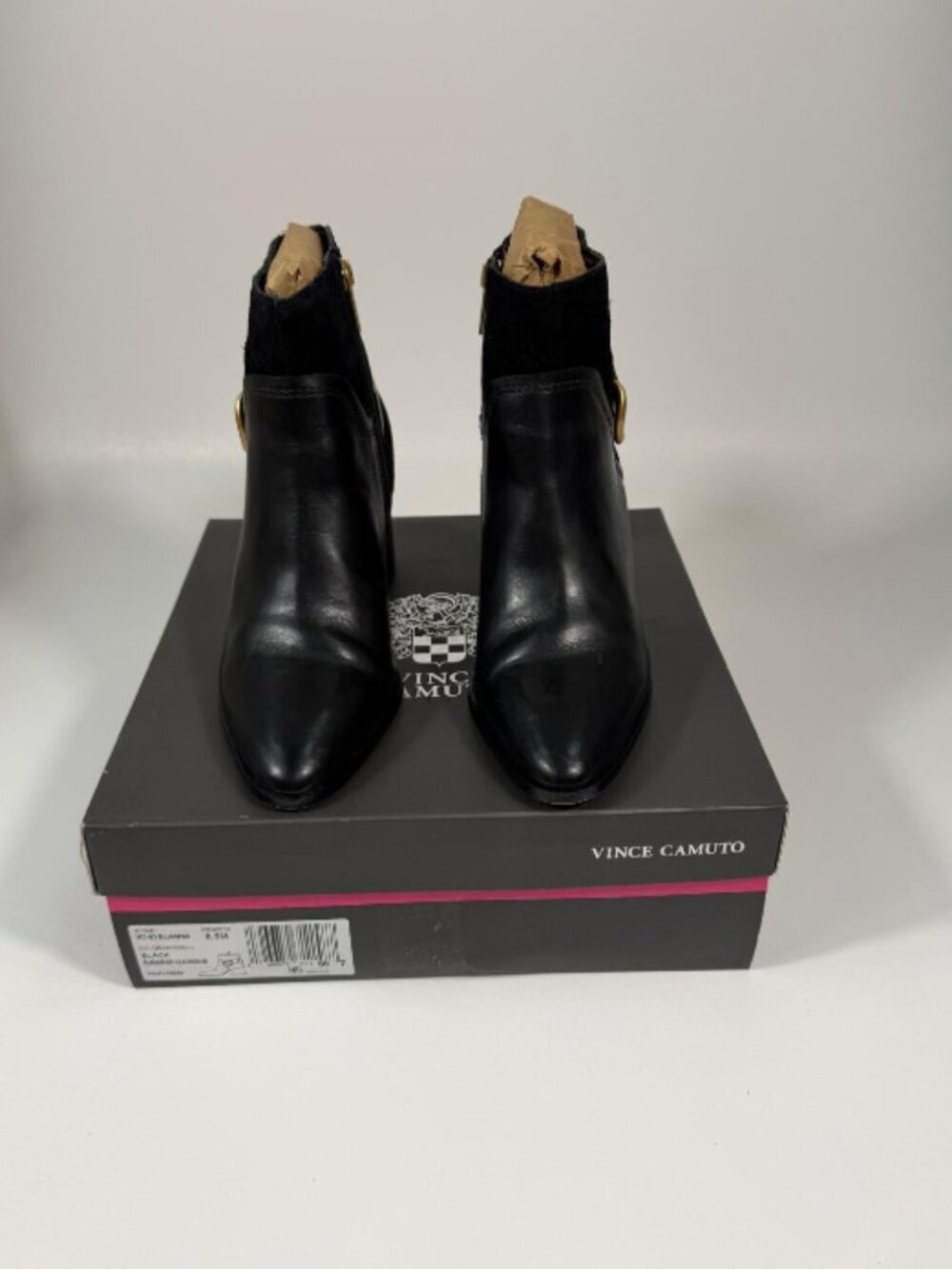 Vince Camuto Women's Evelanna Boots, Black, 8.5M